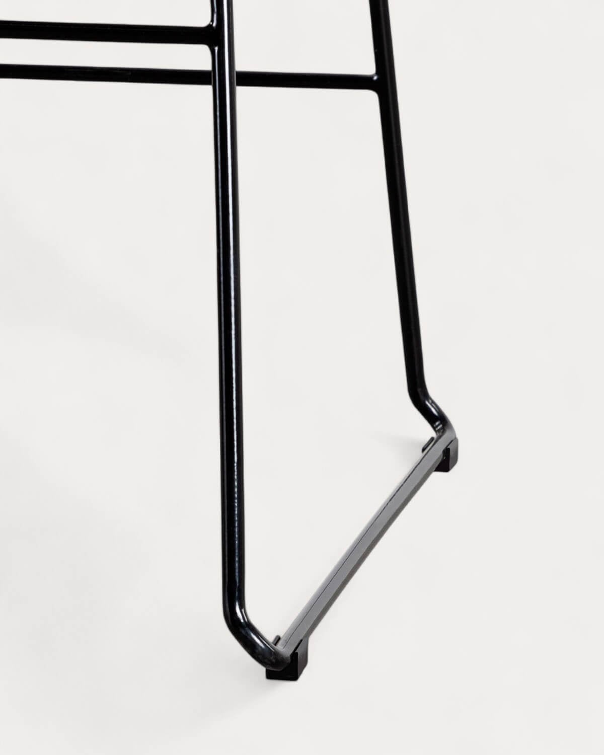 Hoher Metallhocker mit Niedriger Rückenlehne, Galeriebild 6