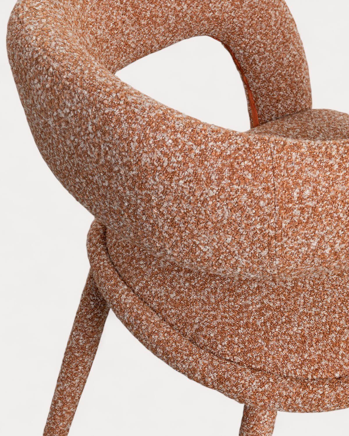 Ewen Stoff- und Metall-Esszimmerstuhl-Paket 2, Galeriebild 6