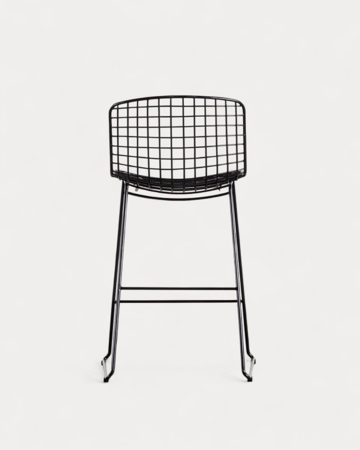 2er-Pack hohe Metallhocker mit niedriger Rückenlehne, Galeriebild 3