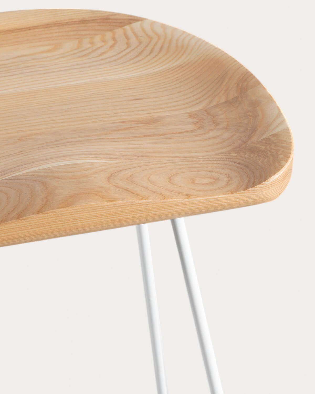 Hoher Hocker aus Holz und Metall (67,5 cm) Rosen, Galeriebild 5