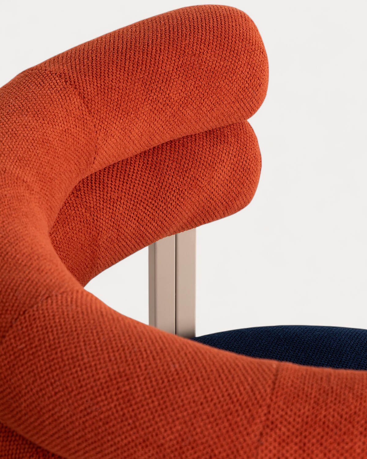 Großer Hocker aus Stoff und Metall (66 cm) Aixa, Galeriebild 7