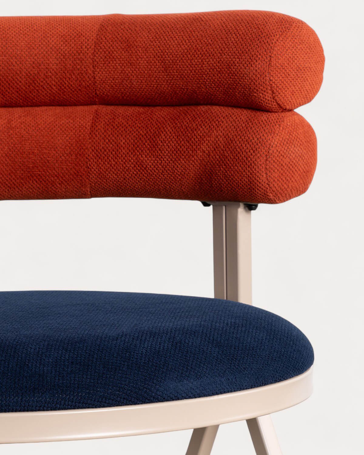 Pack Sie 4 Hohe Hocker aus Stoff und Metall (66 cm) Aixa, Galeriebild 6