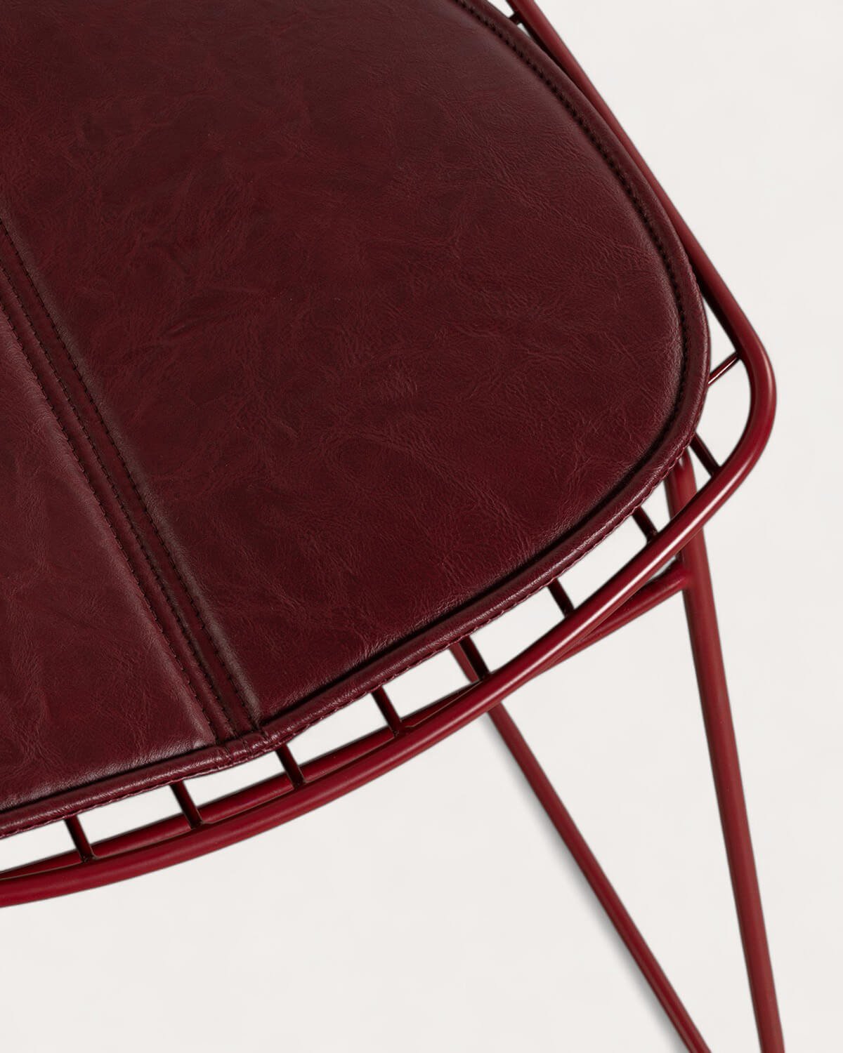 Metallhocker mit Niedriger Rückenlehne (66 cm) Aras Fresh, Galeriebild 7