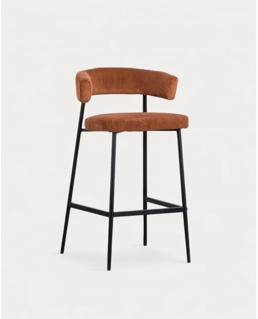 Packen Sie 4 hohe Metallhocker (74 cm) Eloise Pana