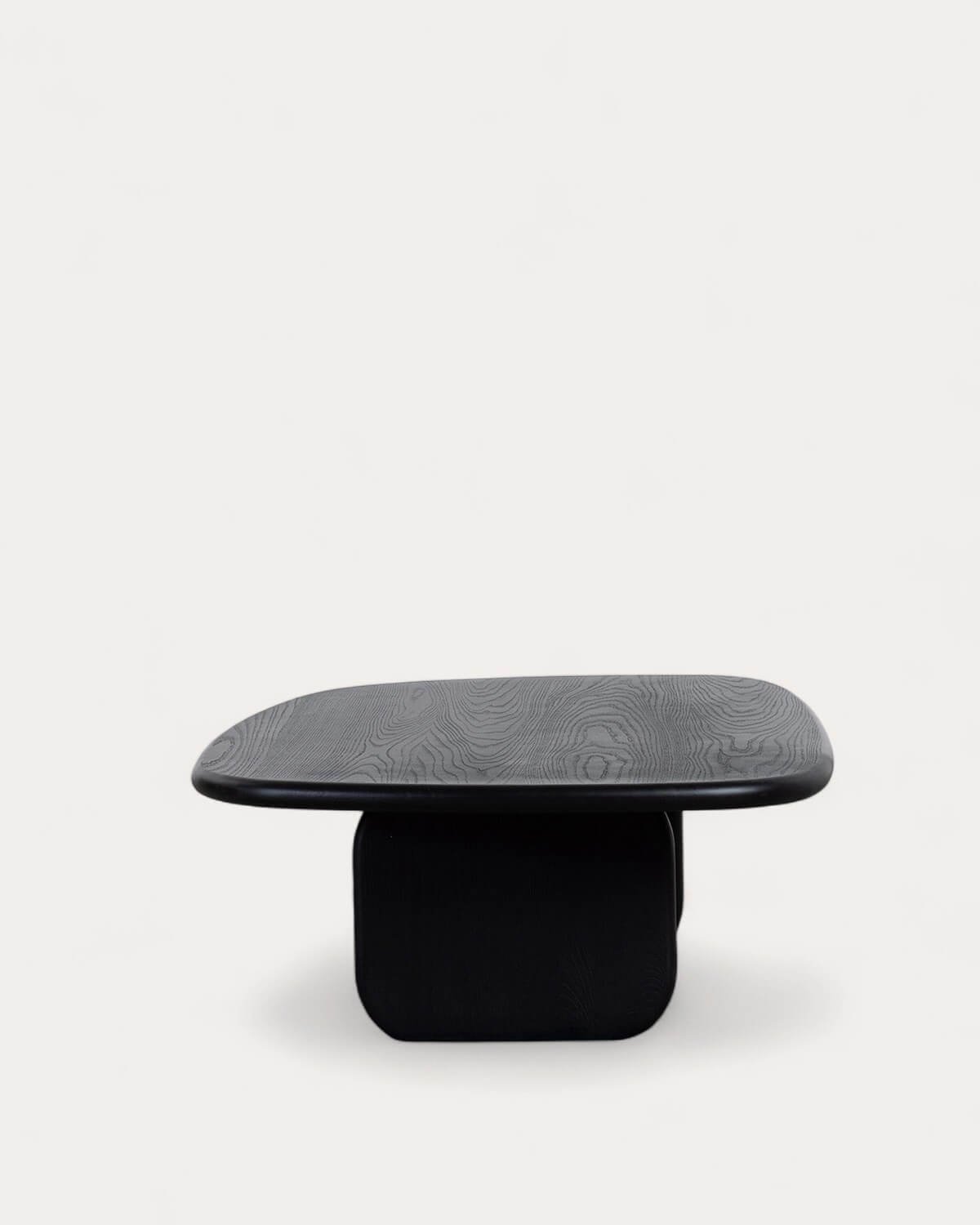 Rechteckiger Couchtisch aus Kiefernholz und Ulmenholz (110x80 cm) Kuroen, Galeriebild 4