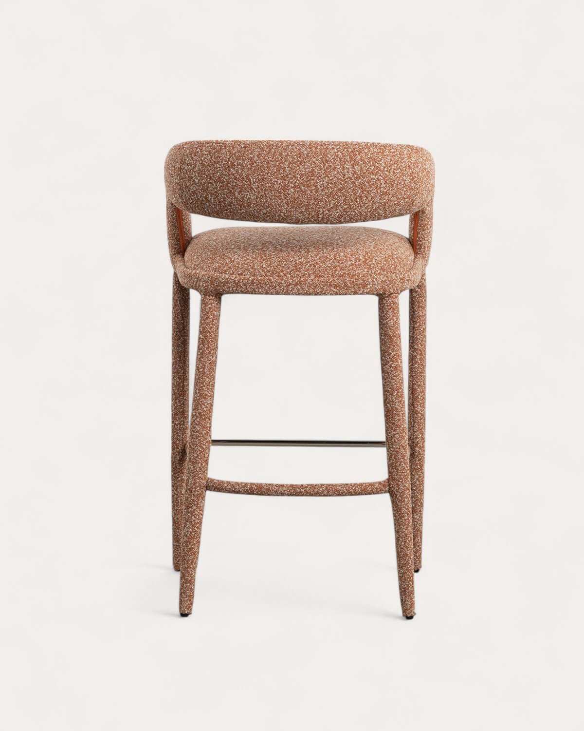 Hoher Hocker aus Stoff und Metall (75 cm) Ewen, Galeriebild 5