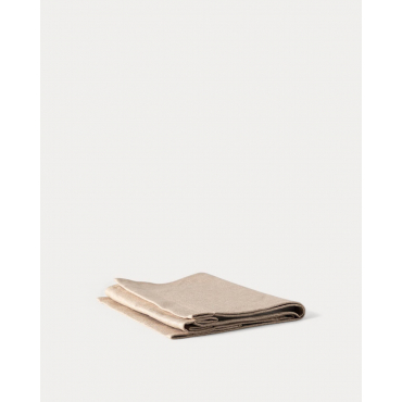 Zeitungsständer aus Piy-Stoff Beige Seashell - The Masie