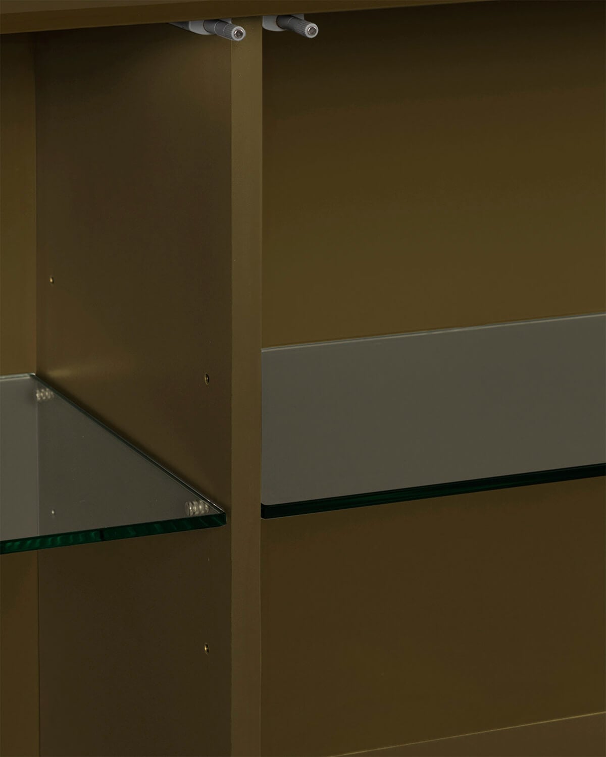 Niedriges Sideboard mit 2 Türen 100x40 cm aus Holz und Metall in den Farben Candela Colours, Galeriebild 6