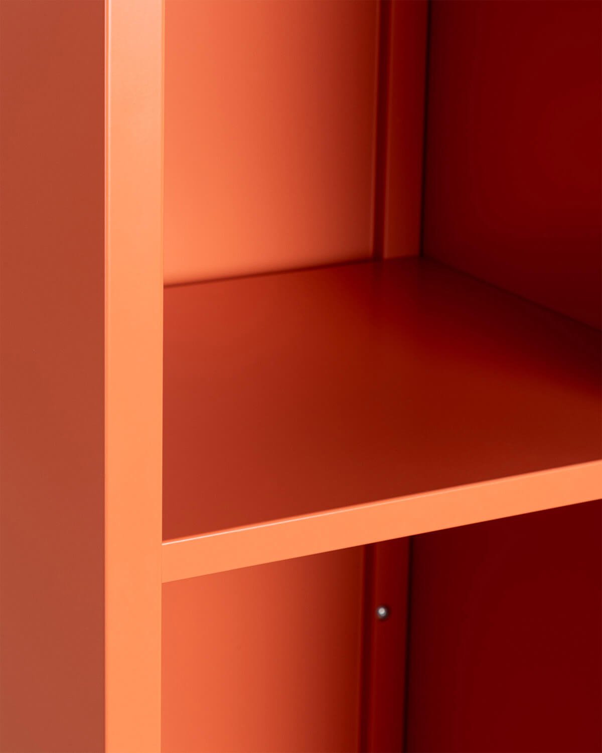 Vitrine mit 1 Tür aus laminiertem Stahl und Soanglas, Galeriebild 6