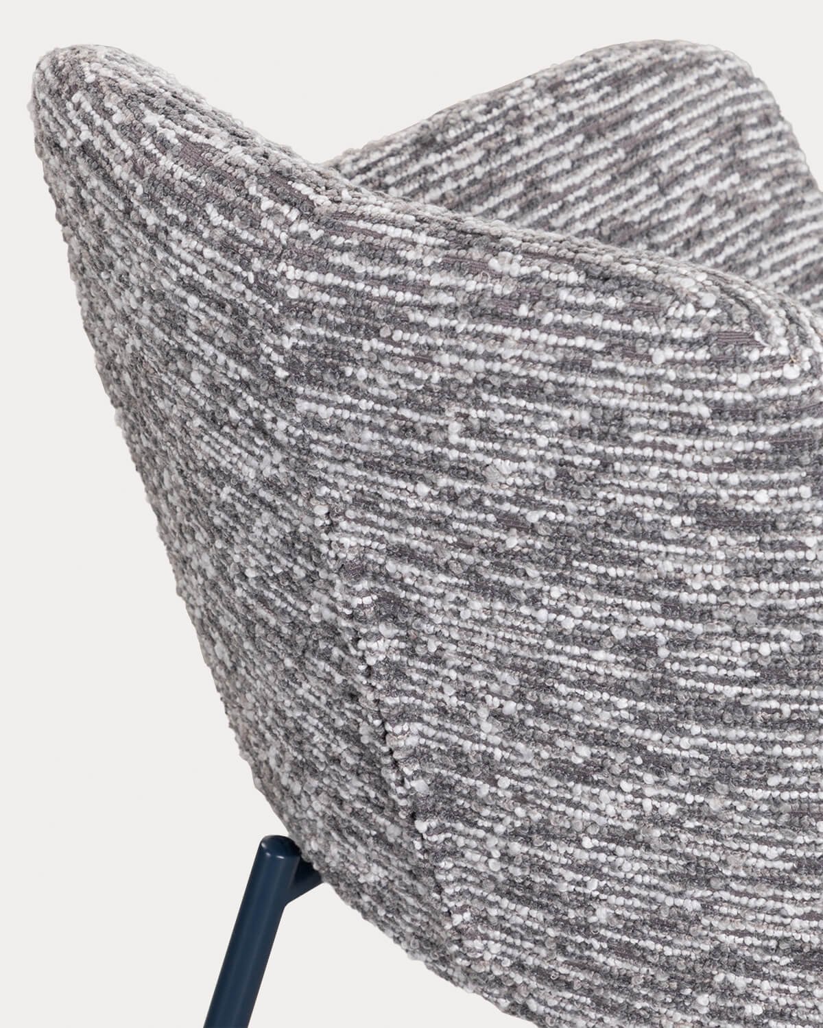 Eider Esszimmerstuhl aus Stoff mit Metalldruck , Galeriebild 5