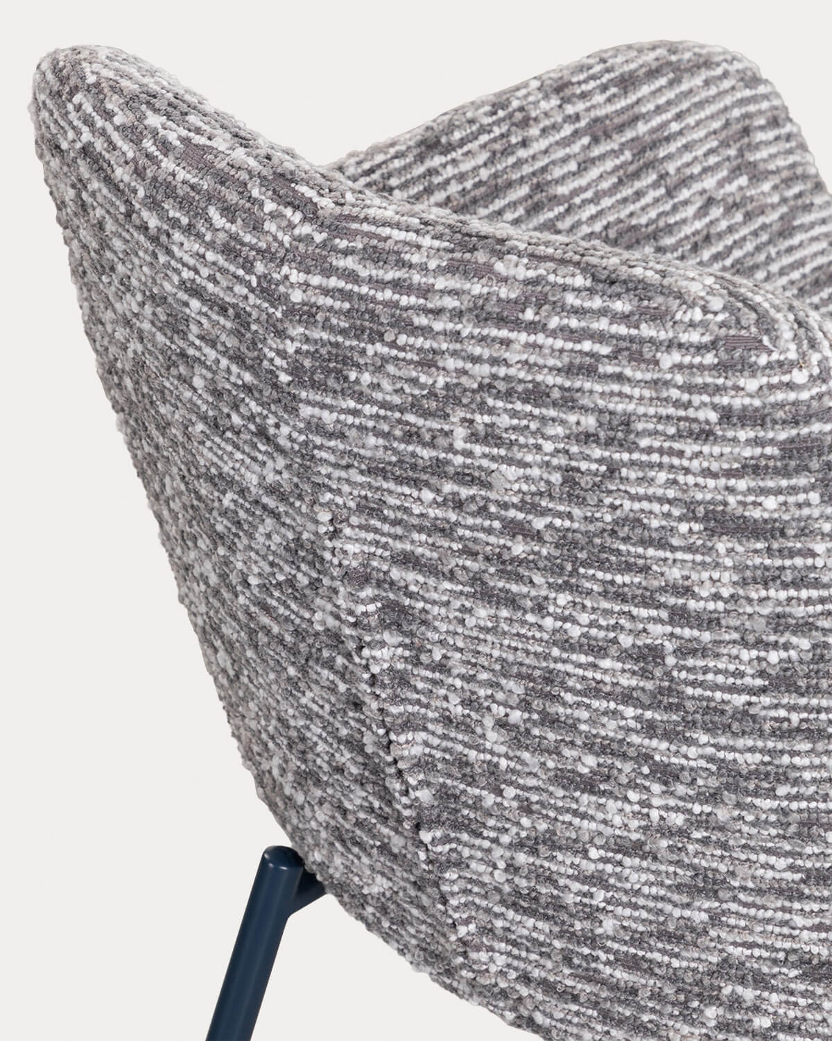 Packen Sie 2 Esszimmerstühle aus Stoff mit Aufdruck und Eider aus Metall , Galeriebild 5