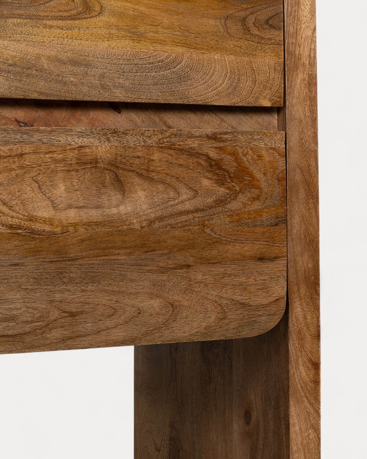 Niedriges Sideboard mit 6 Schubladen 160x40 cm aus Vanile-Mangoholz , Galeriebild 5