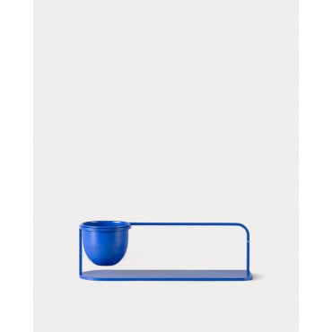Schreibtisch-Organizer aus Metall Chay Blau Sapphire - The Masie