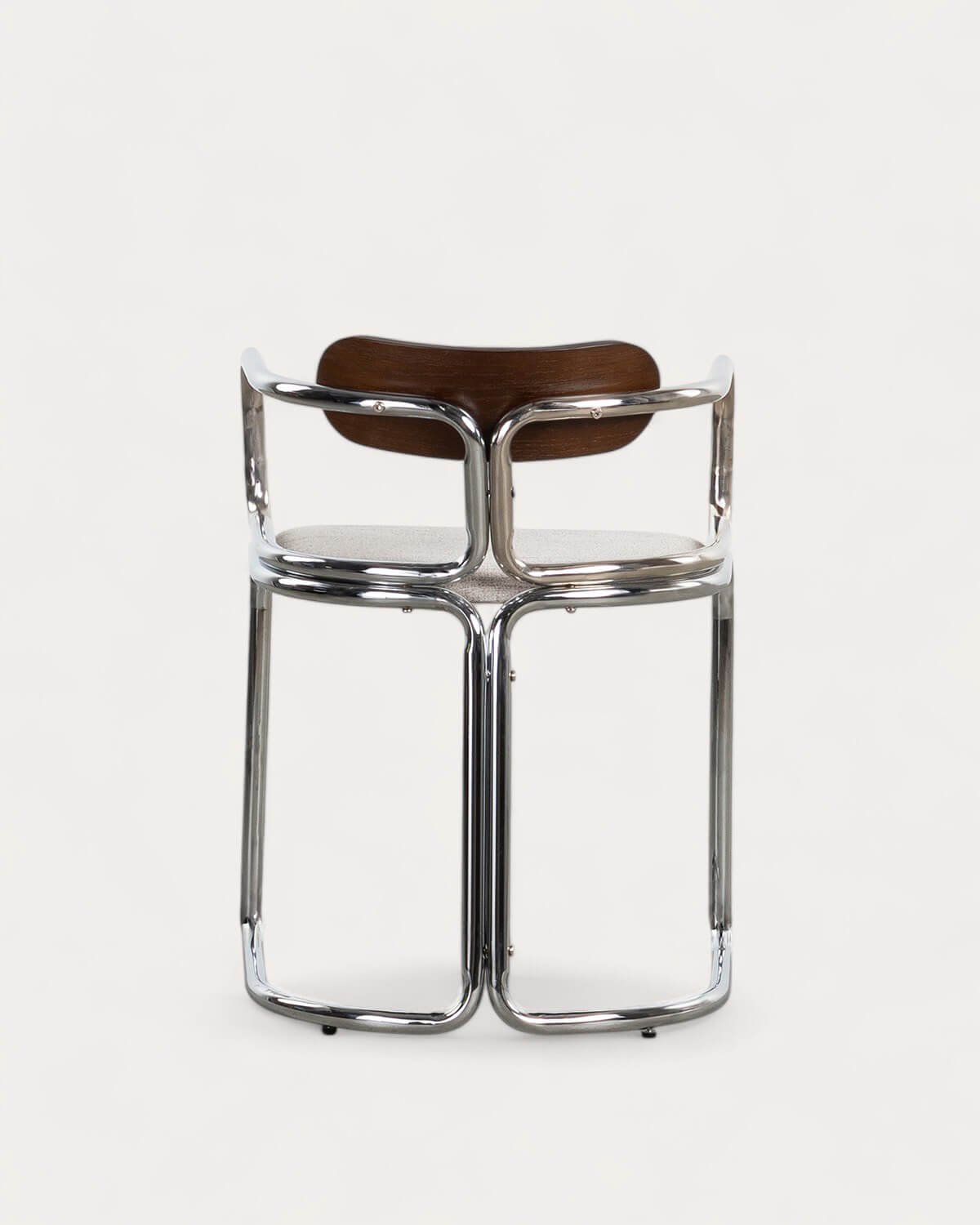 Packen Sie 2 Esszimmerstühle mit Armlehnen aus Teba-Stoff und Holz , Galeriebild 5