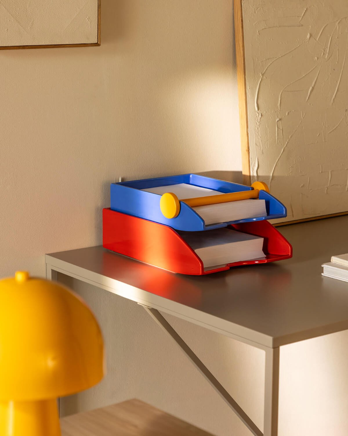 Seili Dolomite Schreibtisch-Organizer-Tablett, Galeriebild 2