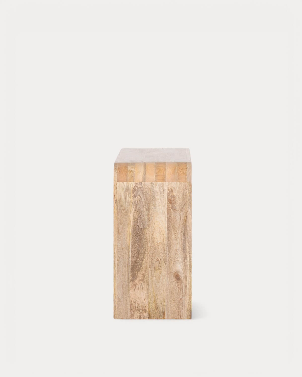 Rechteckige Flurkonsole mit 2 Schubladen 120x40 cm aus Mangoholz Vanile, Galeriebild 4