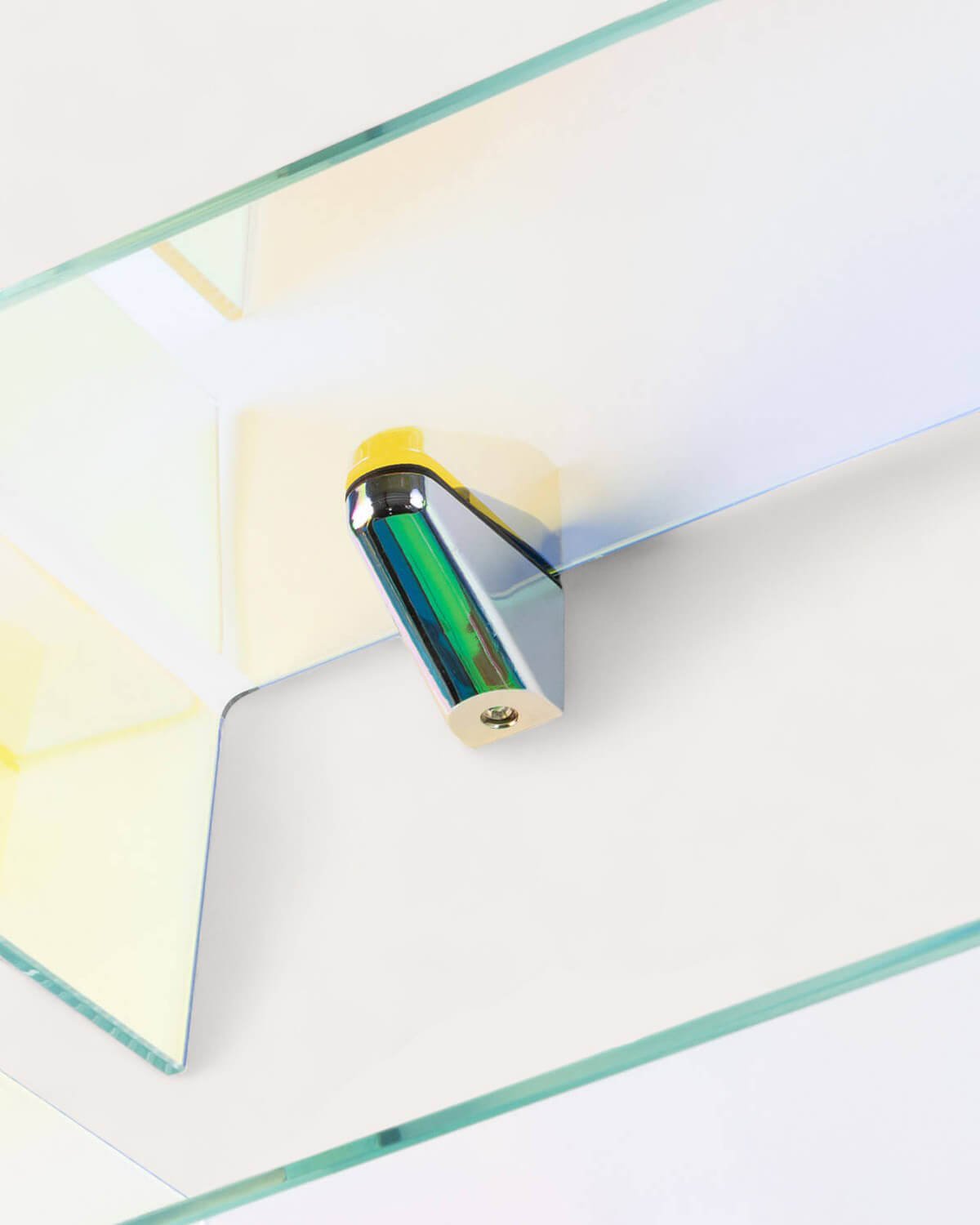 2er-Set Wandregale aus gebogenem Glas Iris, Galeriebild 5