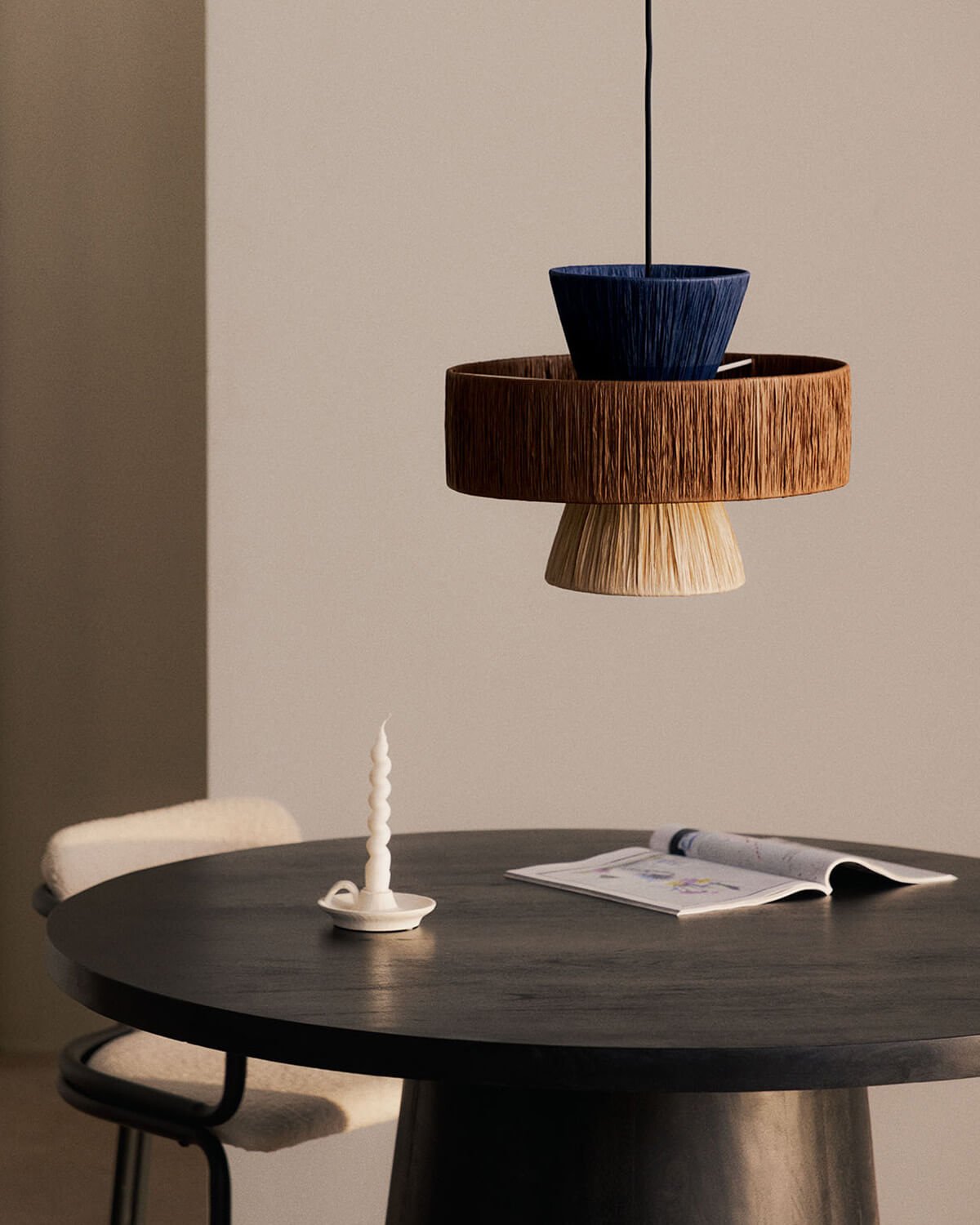 Deckenleuchte aus Raffiabast Neila Bet , Galeriebild 2