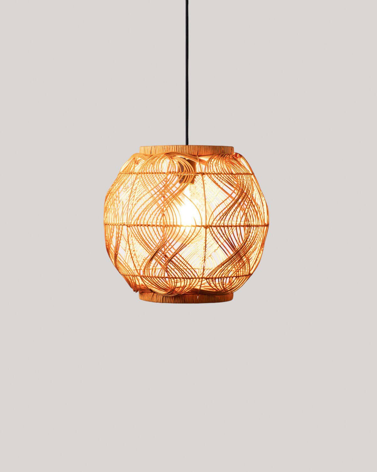 Deckenleuchte aus Rattan (Ø40 cm) Hopp, Galeriebild 2