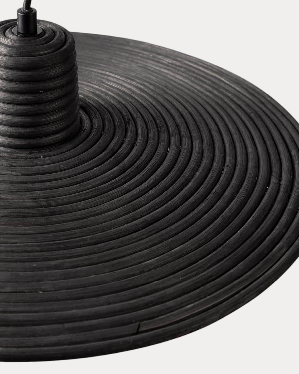 Deckenleuchte aus Metall und Rattan (Ø46 cm) Molly, Galeriebild 4