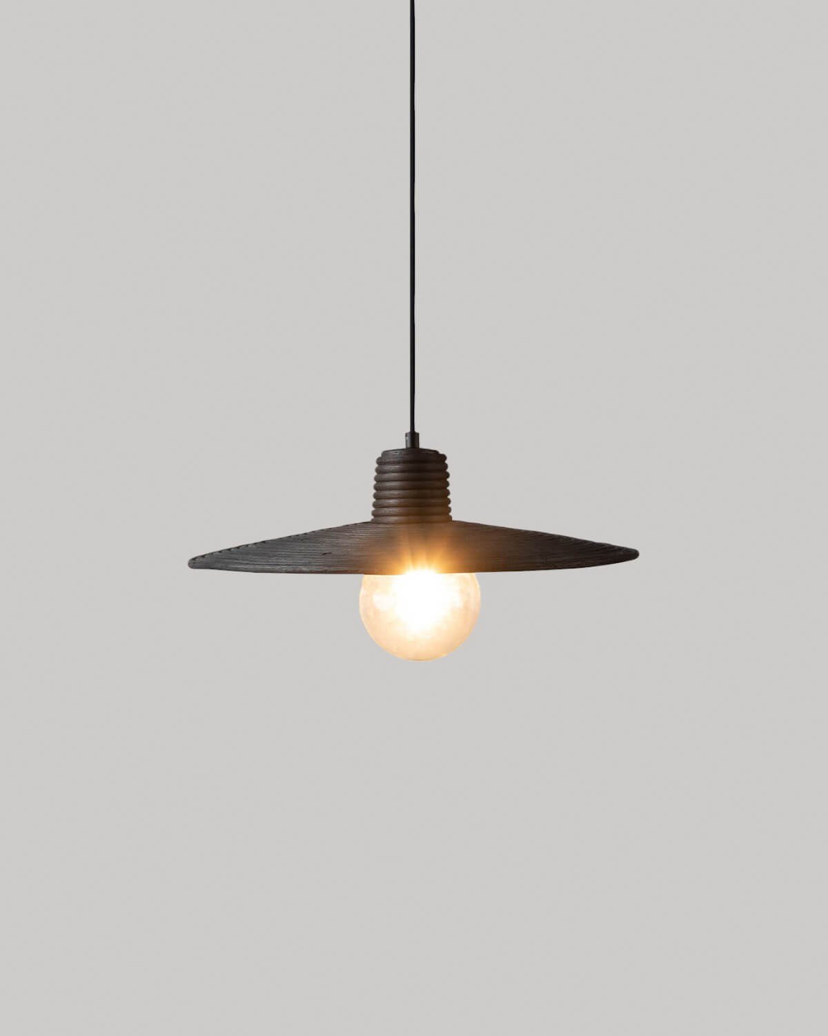 Deckenleuchte aus Metall und Rattan (Ø46 cm) Molly, Galeriebild 3