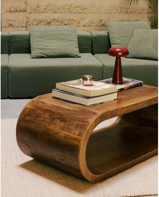 Couchtisch aus Mangoholz (122x58 cm) Adgar