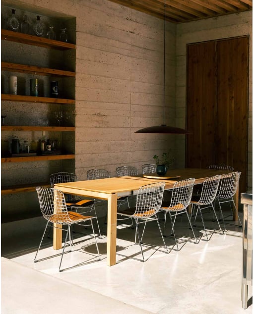 Packung mit 4 Aras Metall-Esszimmerstühlen mit hoher Rückenlehne