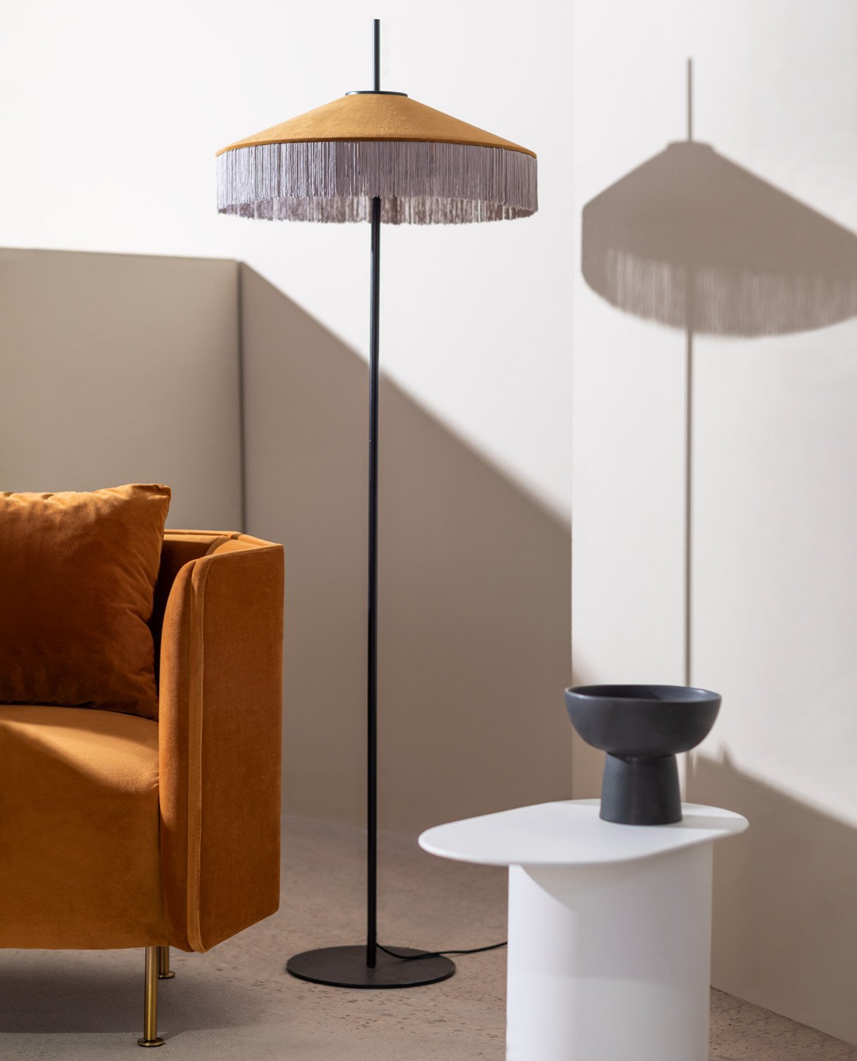 Stehlampe aus Samt Pendala, Galeriebild 8