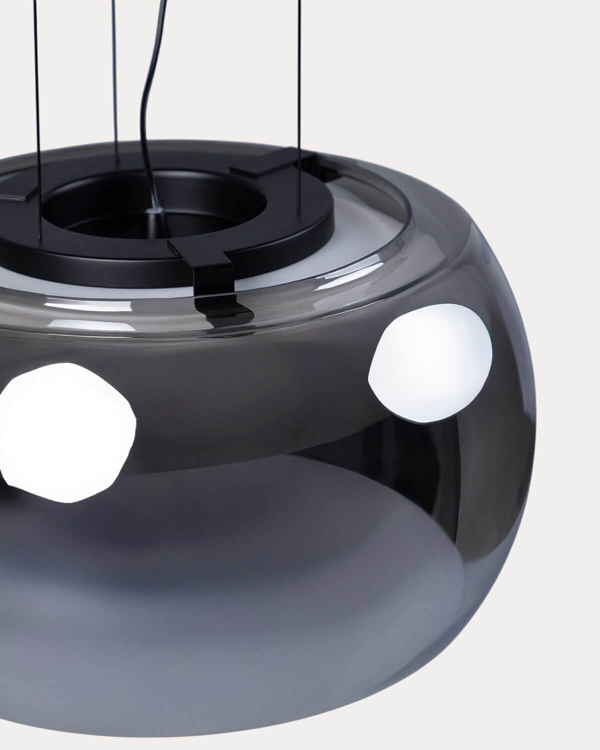 LED-Kristall-Deckenleuchte (Ø40 cm) Lahti, Galeriebild 3