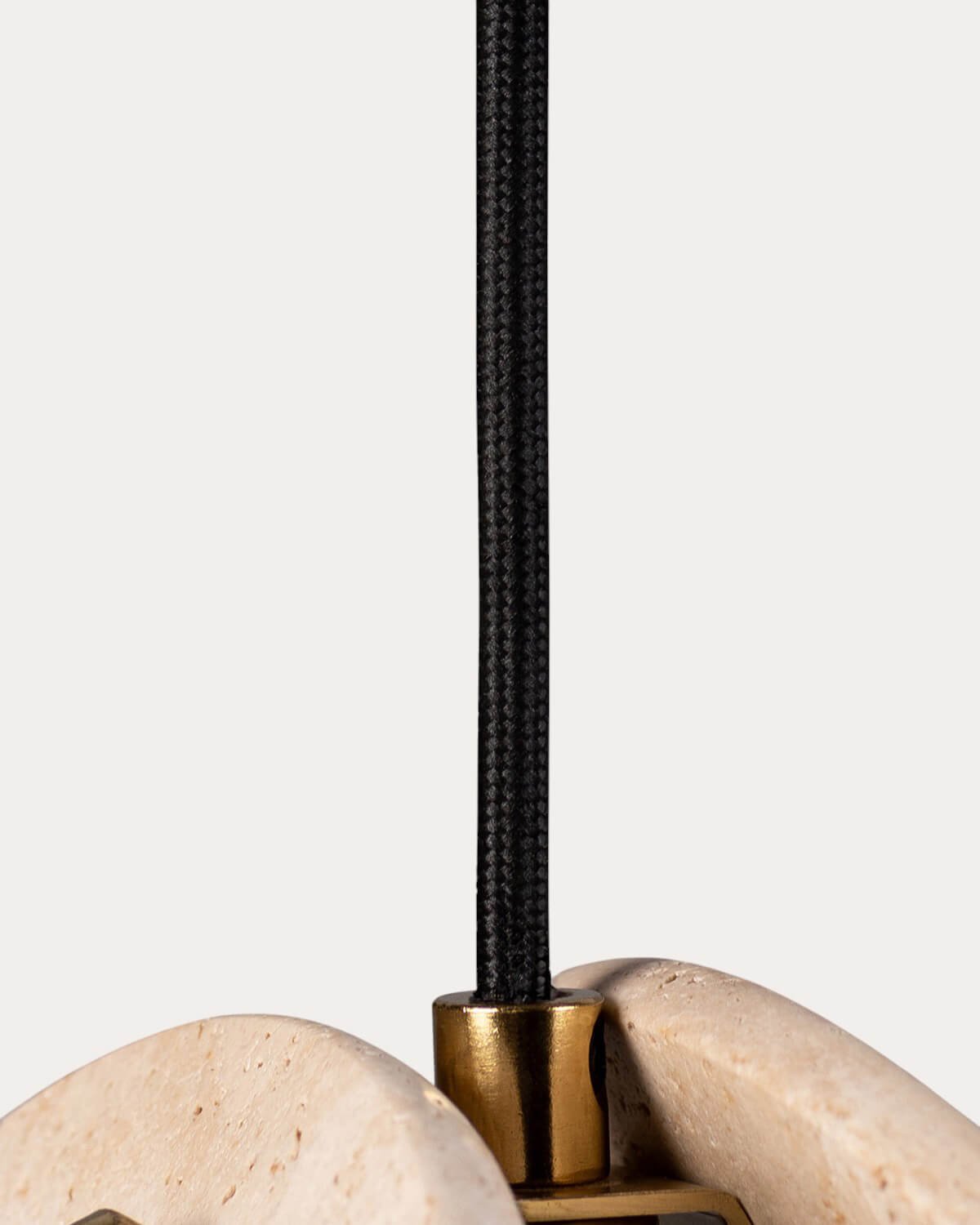 Travertin-Marmor-Deckenlampe Orbes , Galeriebild 7