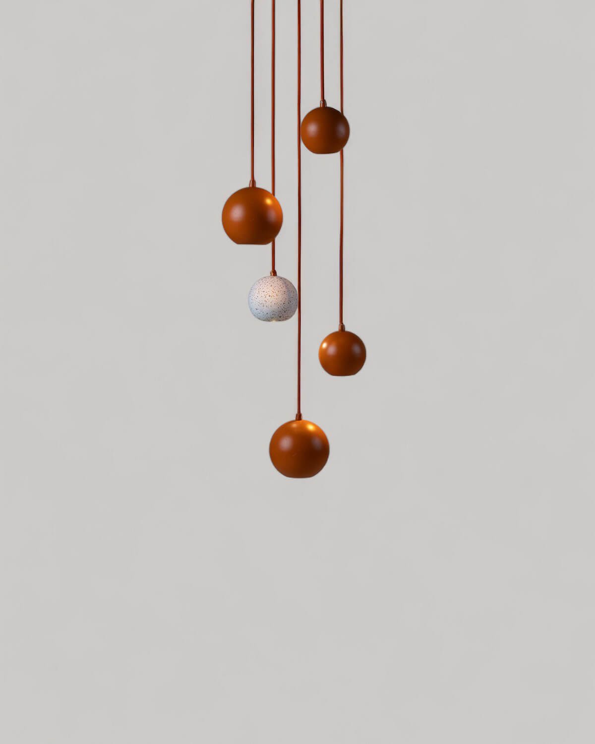Deckenlampe aus Metall und Terrazzo Deivis, Galeriebild 2