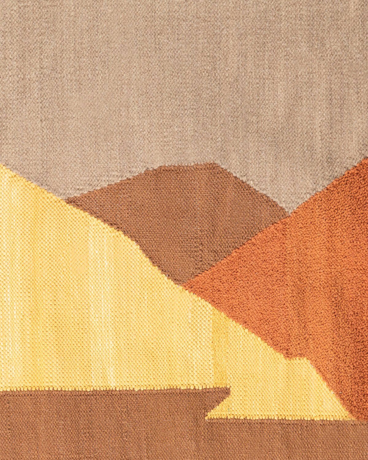 Handgefertigter Teppich aus Wolle und Baumwolle (262X162 cm) Tanya, Galeriebild 2