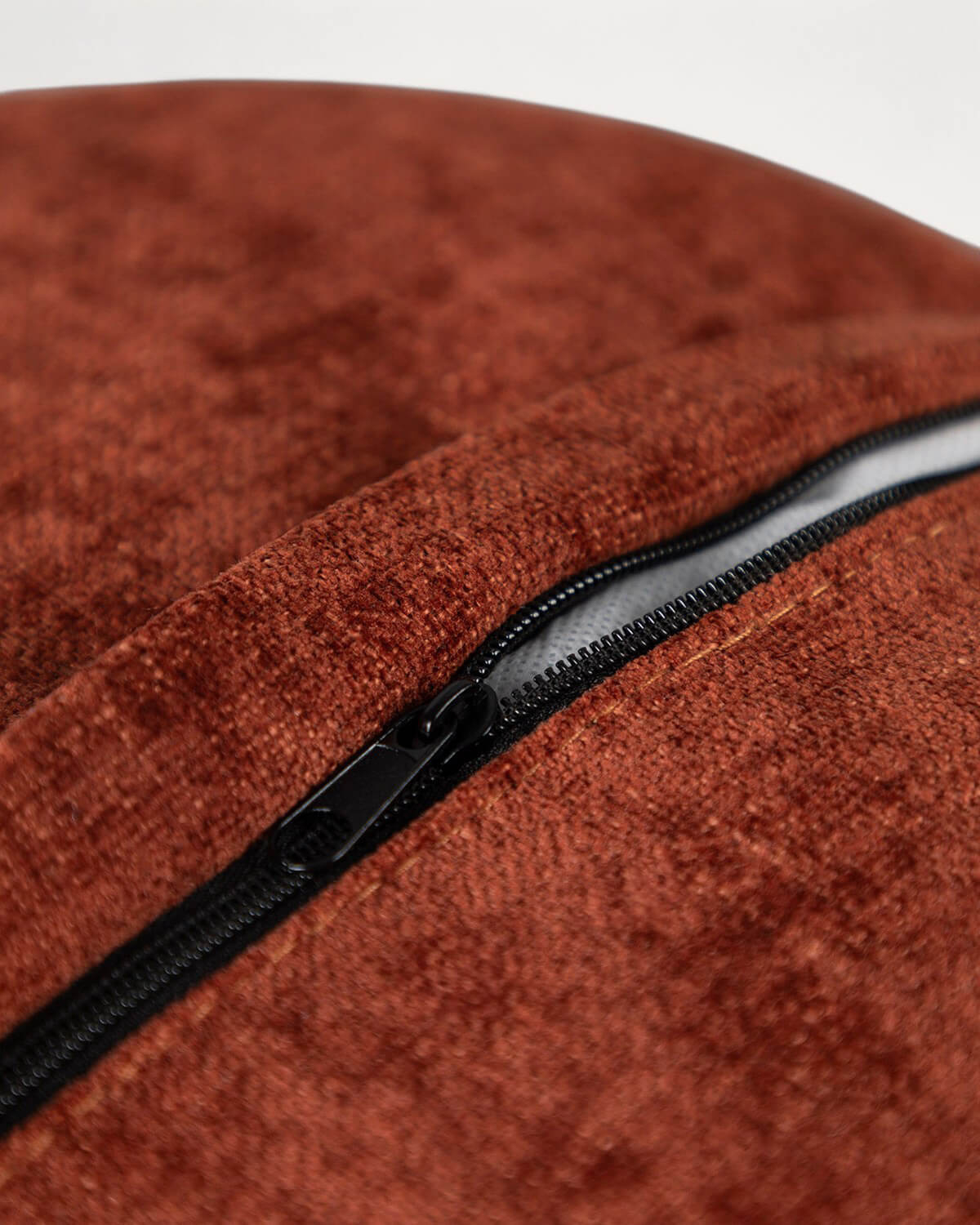 Runder Canvas-Bezug (Ø43 cm) Ilham Vollfarbe, Galeriebild 6