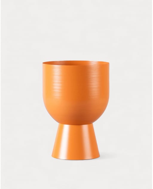 Dekorative Metallschale mit Sockel (Ø25 cm) Oier