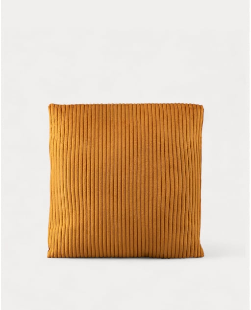 Quadratisches Dickes Cordkissen (43x43 cm) Raim