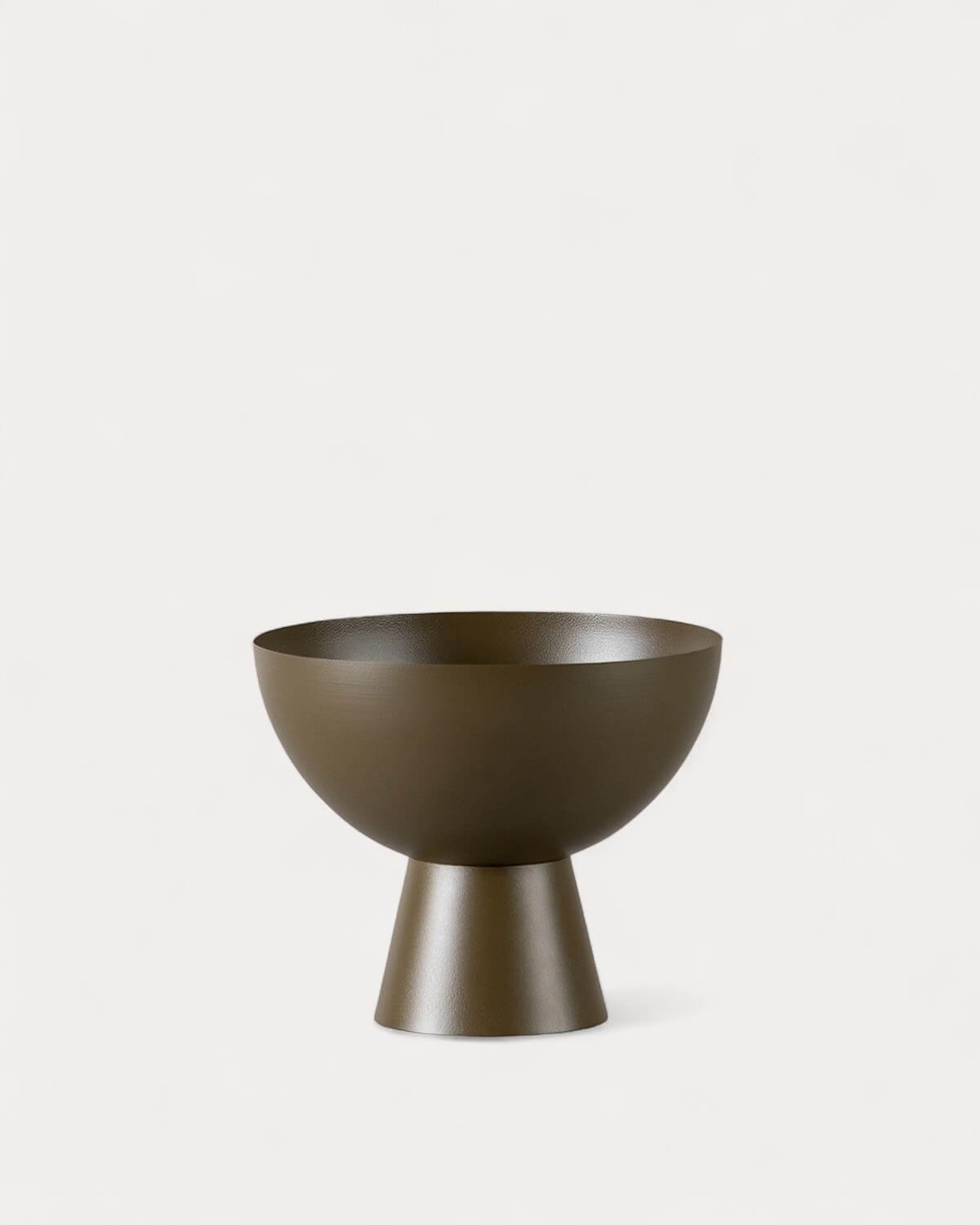 Dekorative Metallschale mit Sockel (Ø20 cm) Eladi , Galeriebild 1