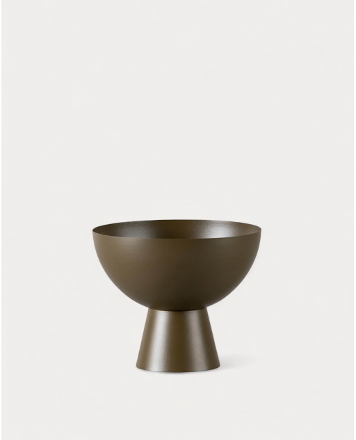 Dekorative Metallschale mit Sockel (Ø20 cm) Eladi 