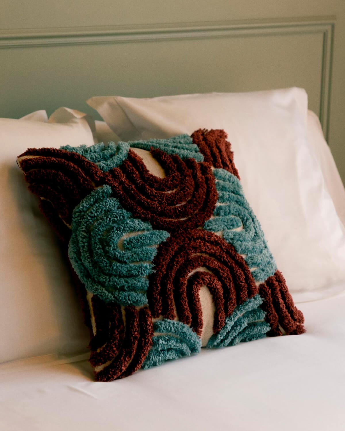 Quadratisches Stoffkissen (50x50 cm) Zanas, Galeriebild 2