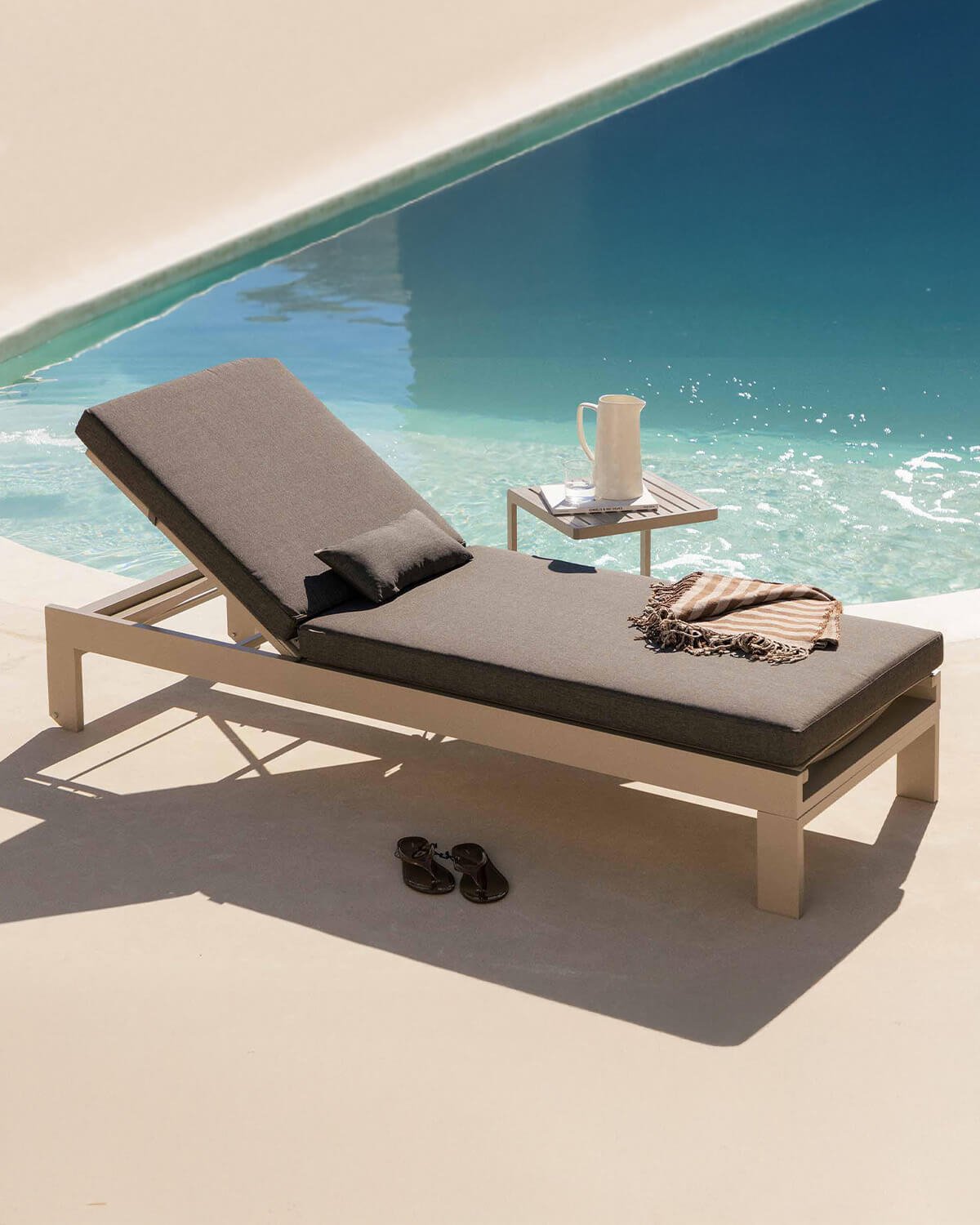 Rechteckiges Outdoor-Kissen aus Stoff (20 x 38,5 cm) Kreta, Galeriebild 2