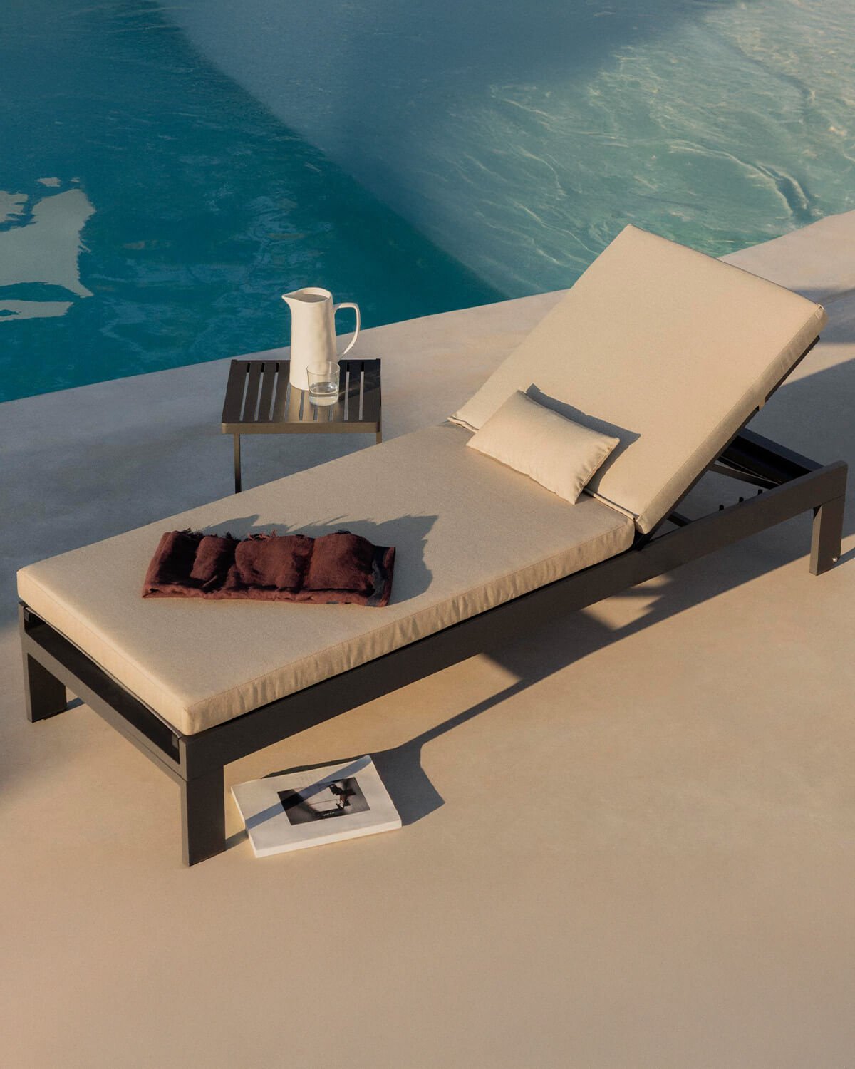 Rechteckiges Outdoor-Kissen aus Stoff (20 x 38,5 cm) Kreta, Galeriebild 2