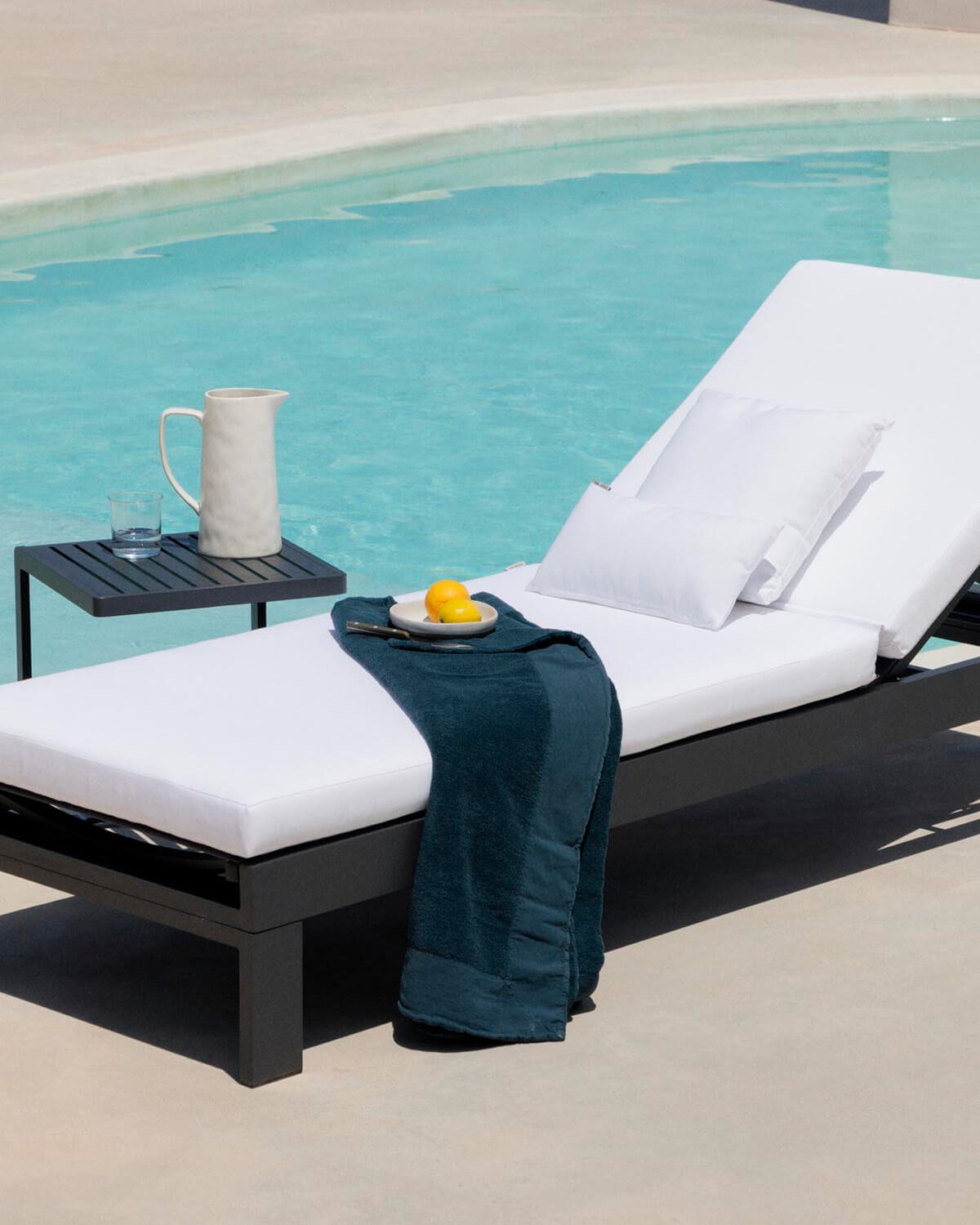 Rechteckiges Outdoor-Kissen aus Stoff (20 x 38,5 cm) Kreta, Galeriebild 2