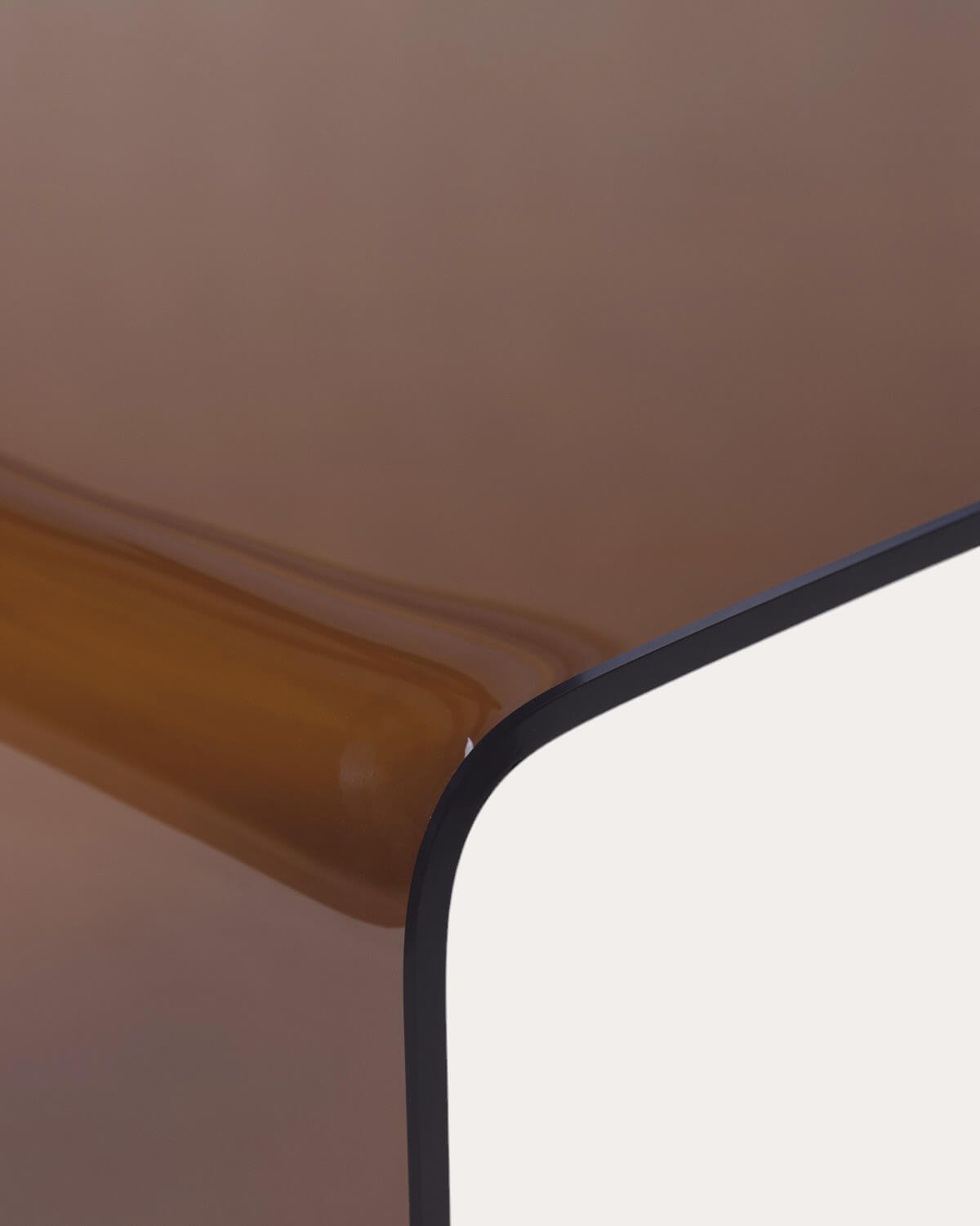 Couchtisch Rechteckig aus Gehärtetem Glas (120x60 cm) Curve, Galeriebild 3