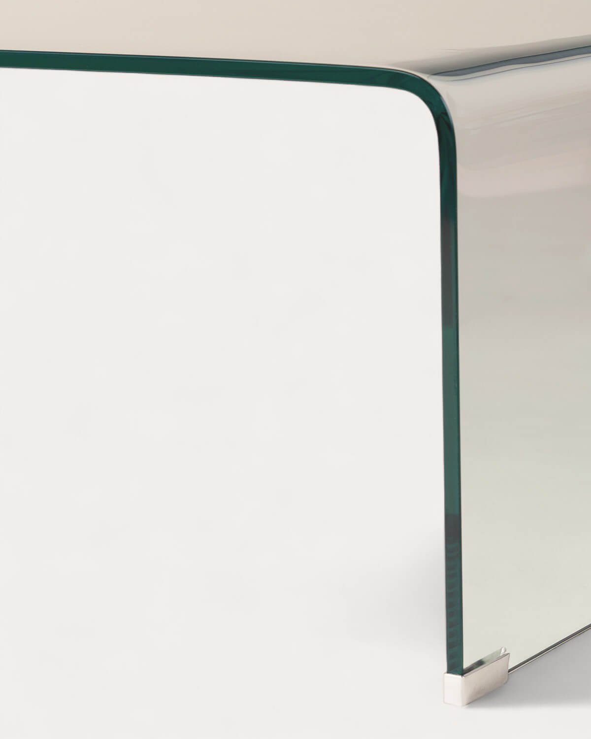 Couchtisch Rechteckig aus Gehärtetem Glas (120x60 cm) Curve, Galeriebild 6