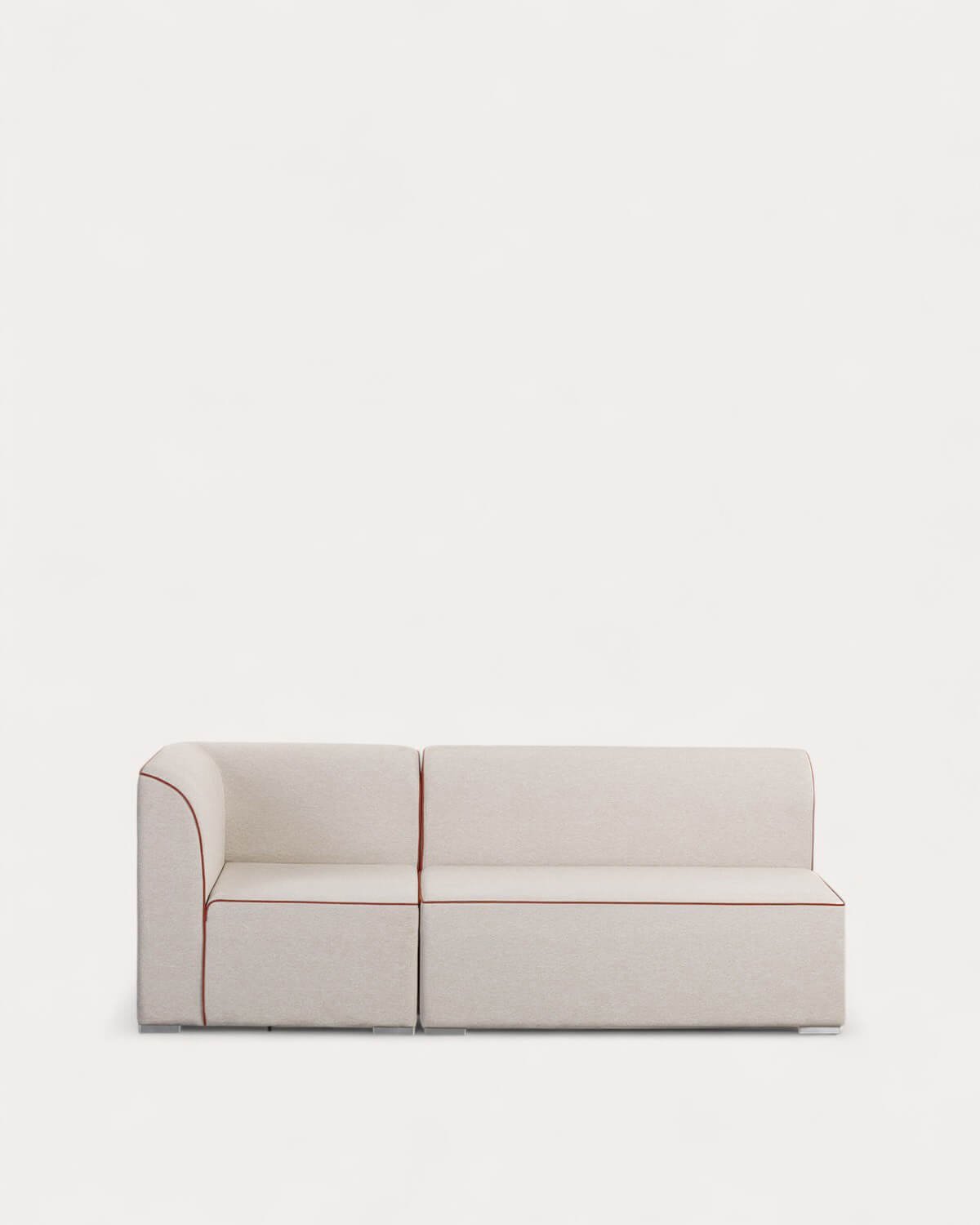 Modulares Gartensofa, 2-teilig, Ecksofa und 2-Sitzer, Lagos-Stoffsofa, Galeriebild 1