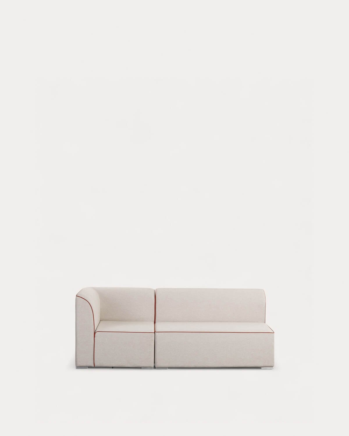 Modulares Gartensofa, 2-teilig, Ecksofa und 2-Sitzer, Lagos-Stoffsofa