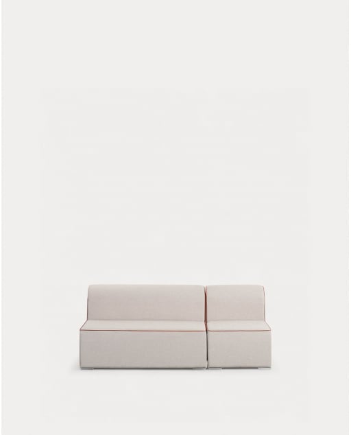 Modulares Gartensofa 2-teilig, 2-Sitzer-Sofa und Stoffsessel Lagos