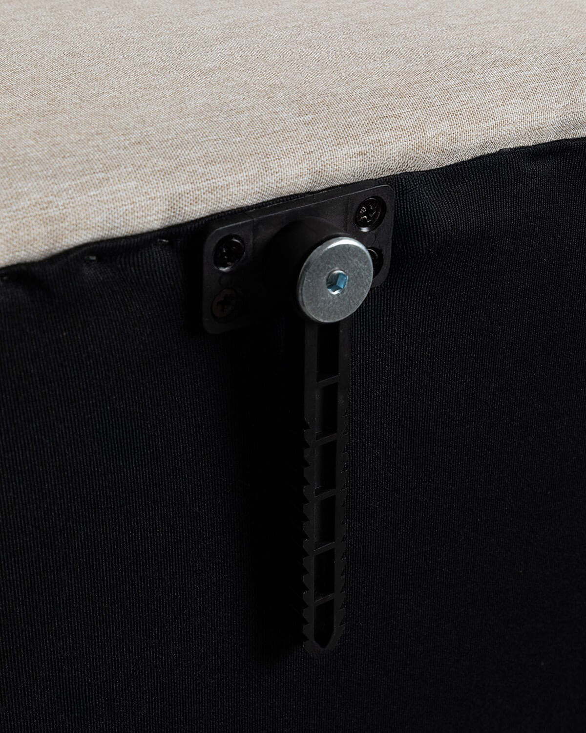 3-Teiliges Modulares Eckgartensofa mit 2-Sitzer-Sofa und Sessel mit Lagos-Stoffbezug, Galeriebild 7