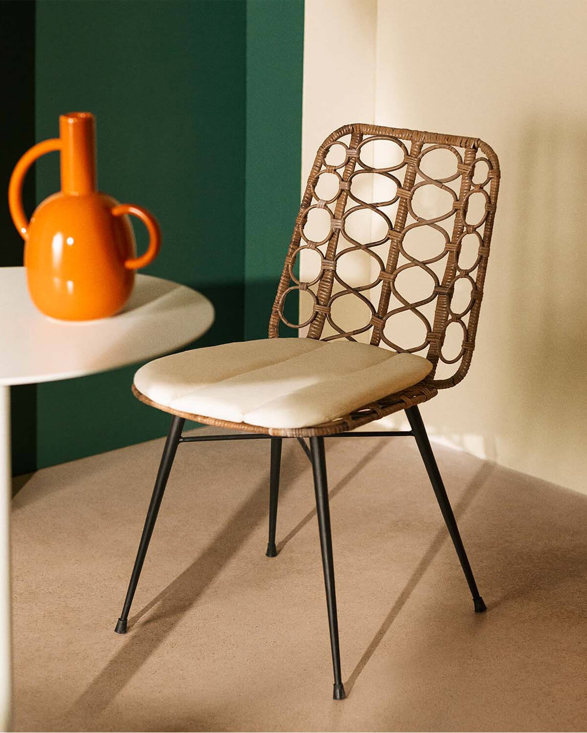 Esszimmerstuhl aus Naturrattan Gema, Galeriebild 2