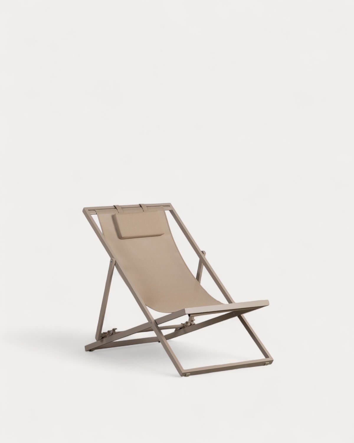 Liegende Aluminium-Hängematte mit Cancun-Kissen, Galeriebild 1