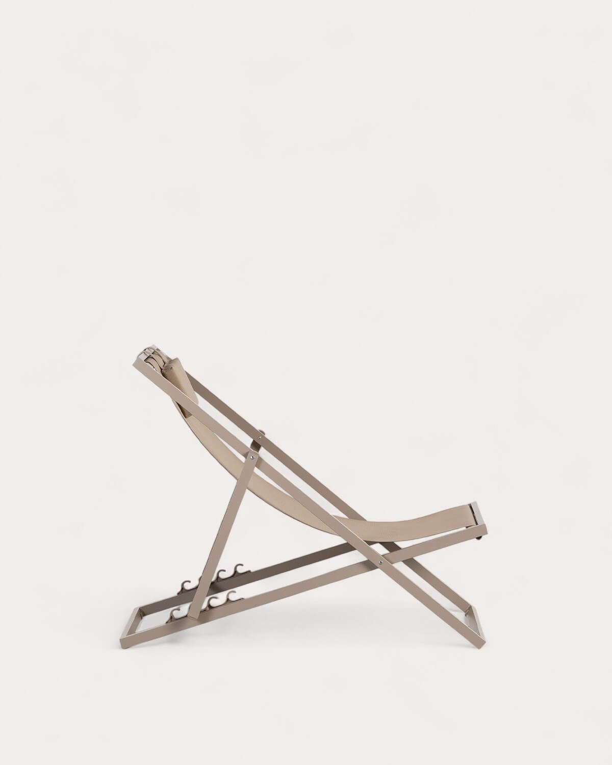 Liegende Aluminium-Hängematte mit Cancun-Kissen, Galeriebild 4